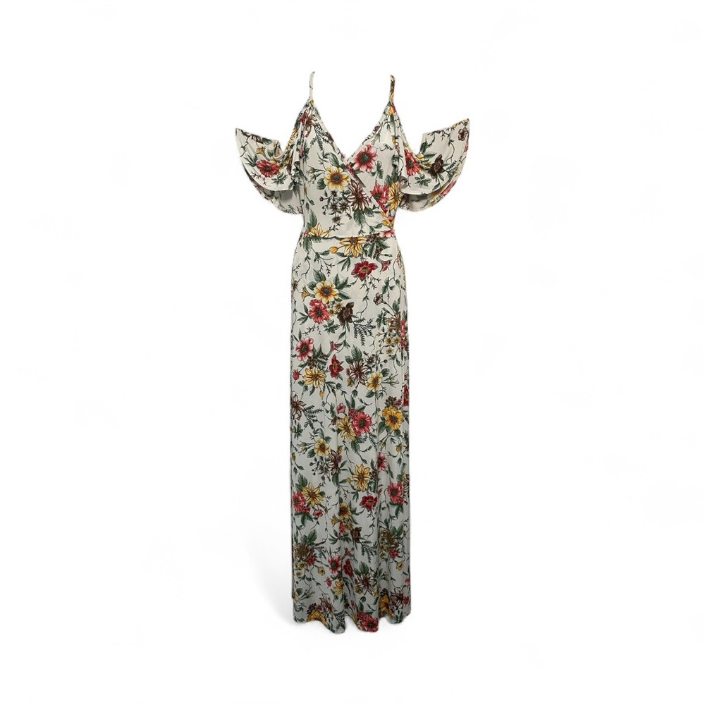 Goodtime Elegant Floral Print Maxi Dress